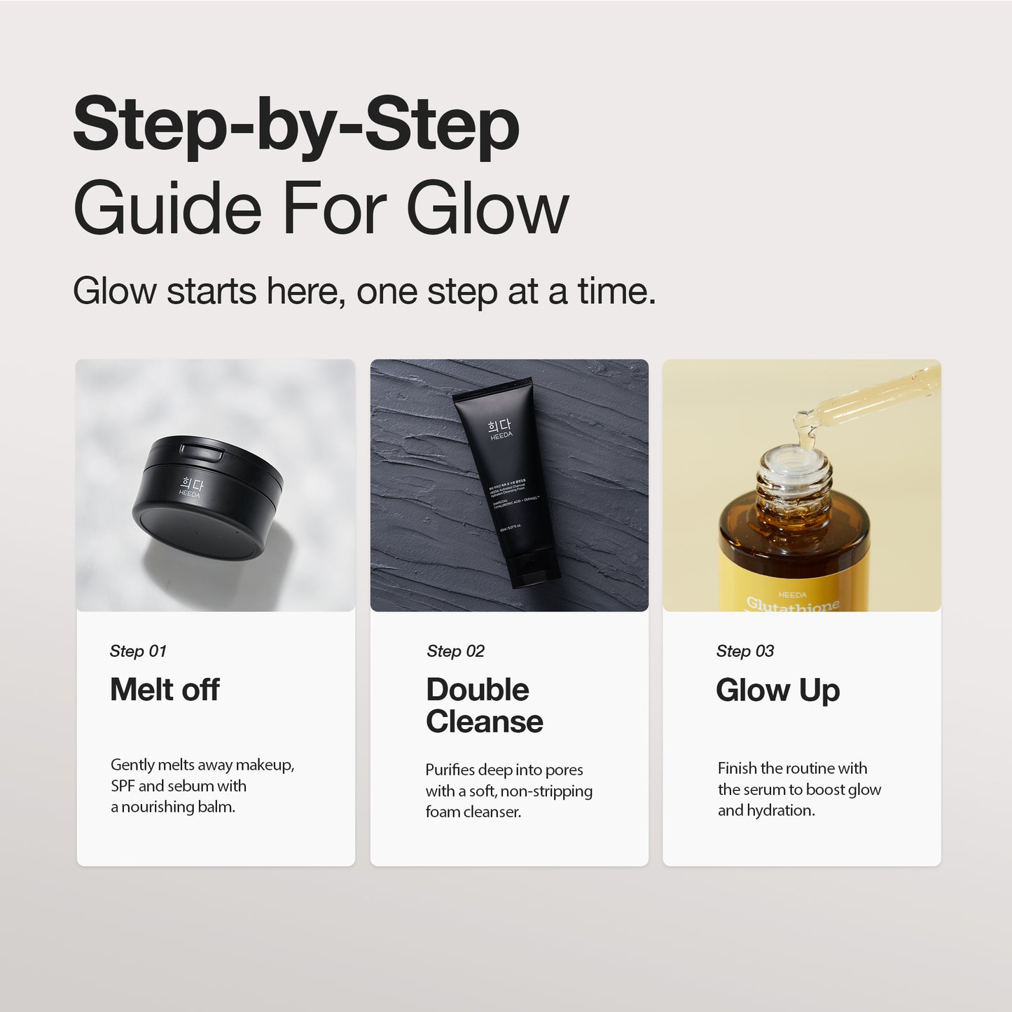 3-Step Glow Skin Essential Bundle