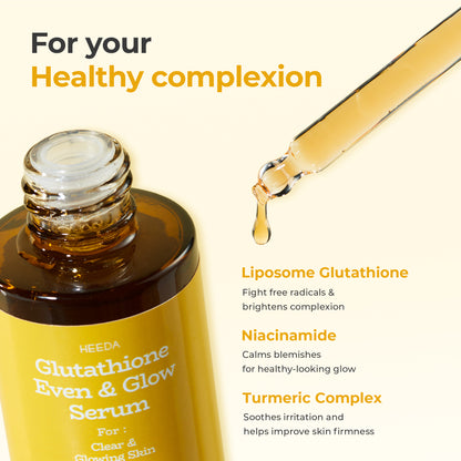 Glutathione Even & Glow First Serum HEEDA Glutathione Even & Glow First Serum HEEDA