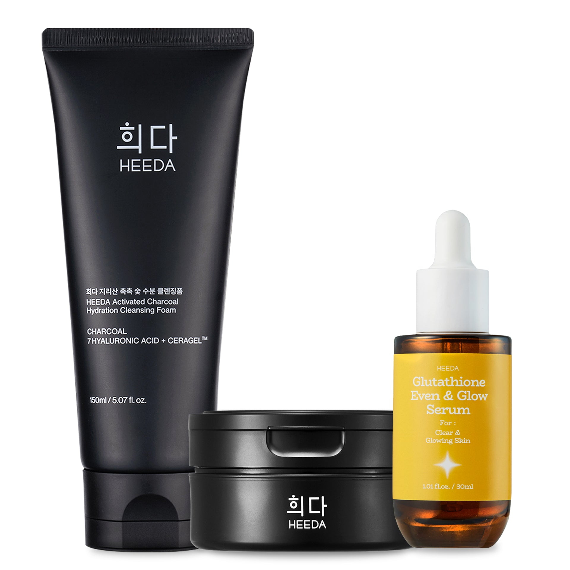 3-Step Glow Skin Essential Bundle – HEEDA